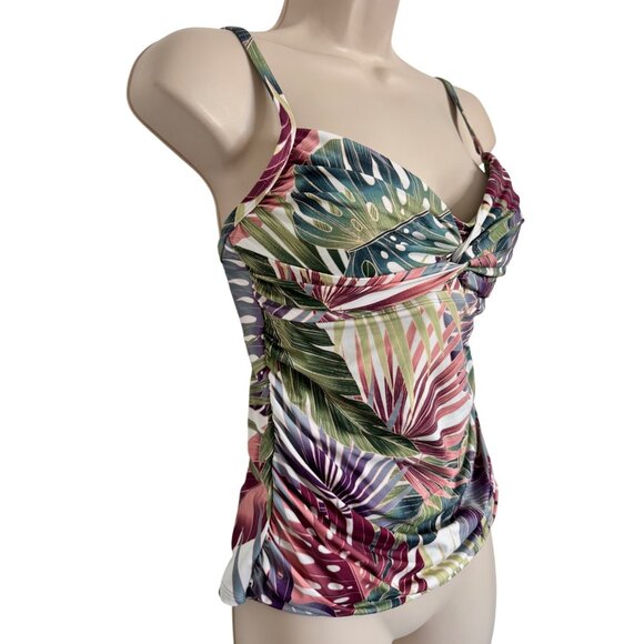 Bleu Rod Beattie Tankini Top Size 8 Underwire Padded NWT  $91 - Picture 7 of 9